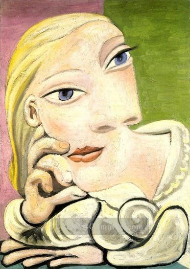 Porträt de Marie Therese Walter 1932 kubistisch Ölgemälde